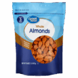 Whole Almonds Great Value For Health, 16 oz, Re-Closable Pouch