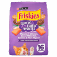Purina Friskies Dry Cat Food for Adult Cats & Kittens, Surfin’ & Turfin